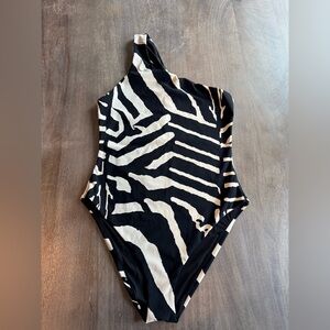 H&M Studio Zebra Print -Black and White Swimsuit